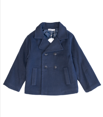 Childrens navy cheap pea coat