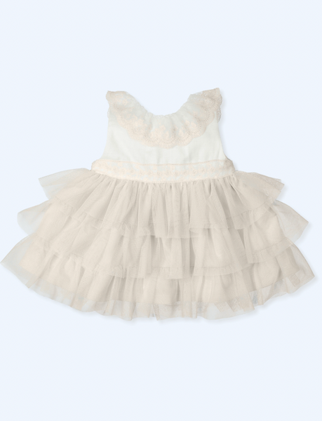 Mac Ilusion- Tiered Ruffle Dress