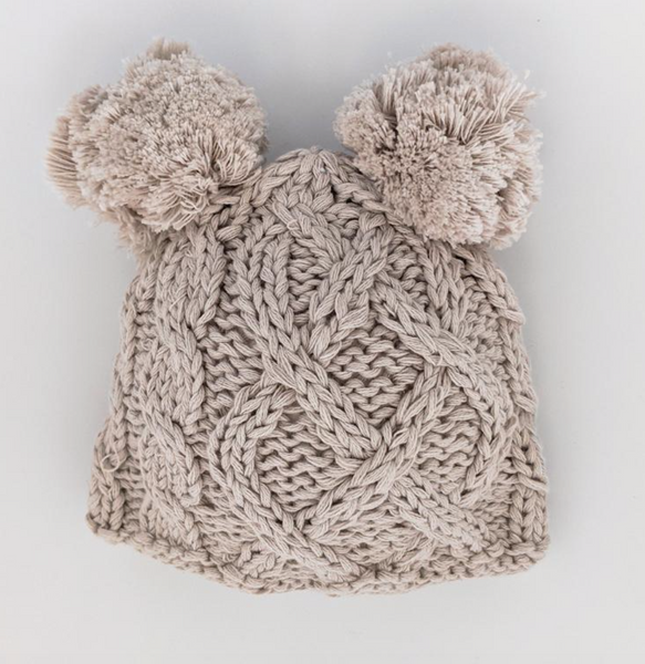 Aran Cable Knit Beanie